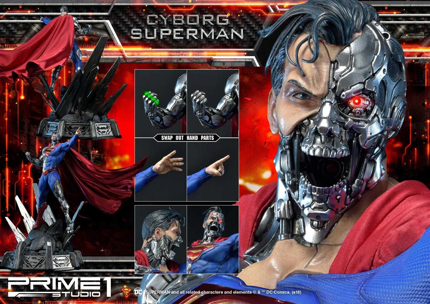 Museum Masterline Superman (Comics) Cyborg Superman EX Version - Image 25