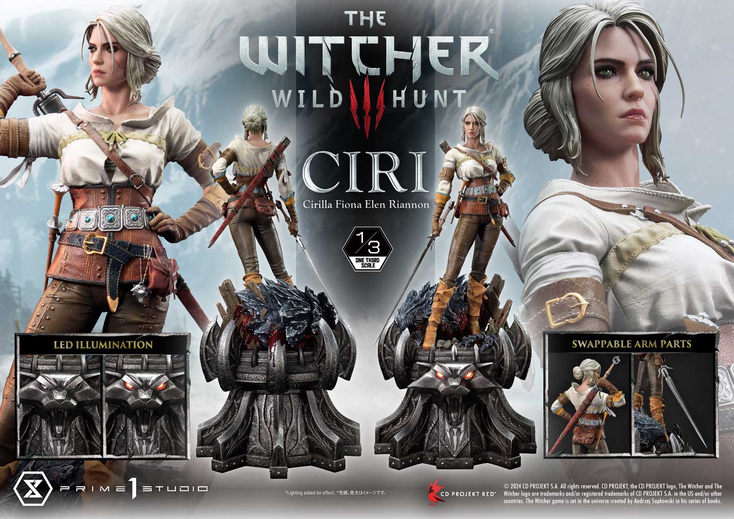 Museum Masterline The Witcher 3: Wild Hunt Ciri Fiona Elen Riannon - Image 29