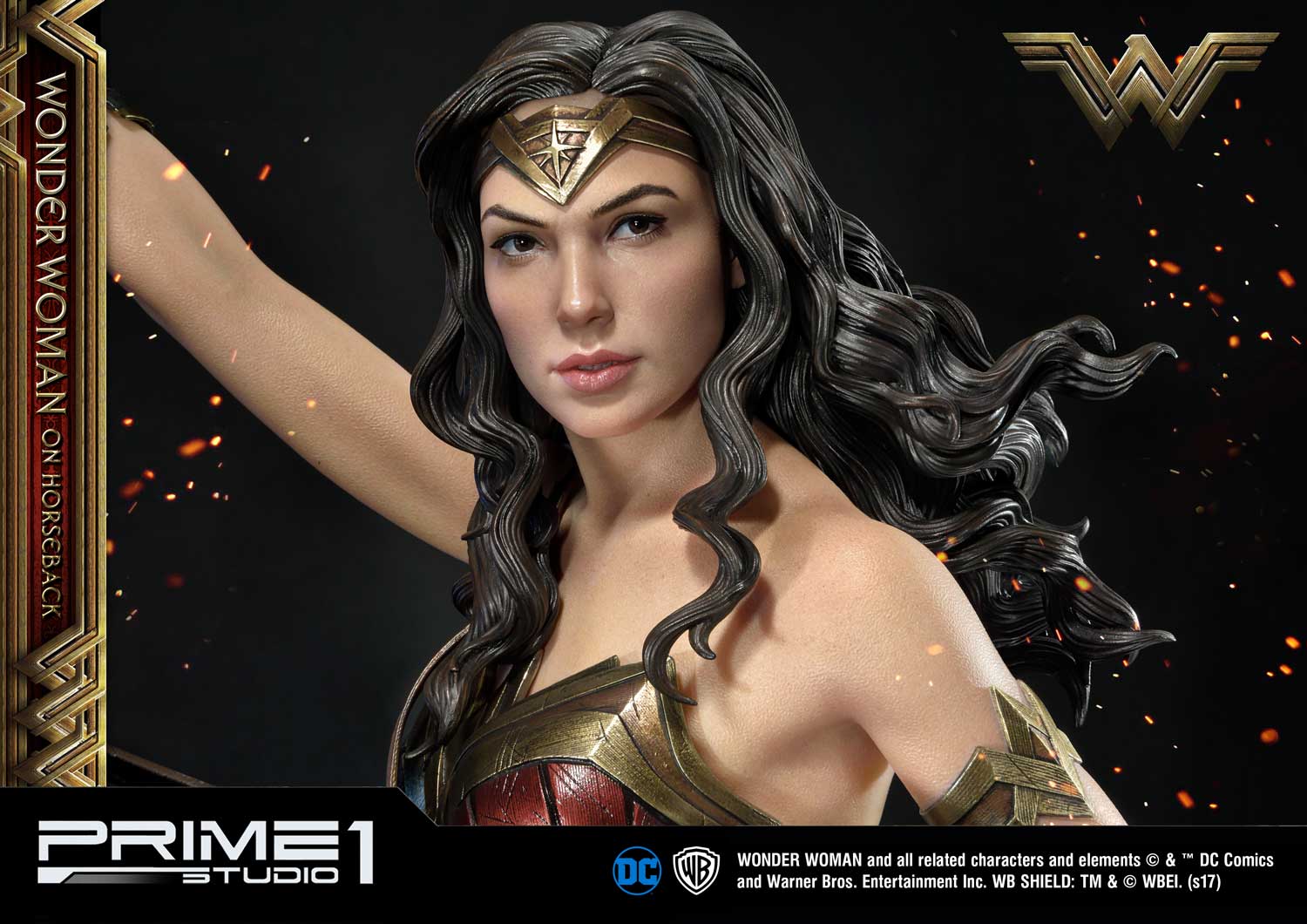 Museum Masterline Wonder Woman (Film) Wonder Woman on HorseBack Gold Version - Image 14