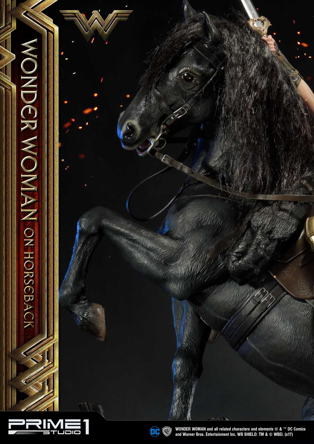 Museum Masterline Wonder Woman (Film) Wonder Woman on HorseBack Gold Version - Image 4