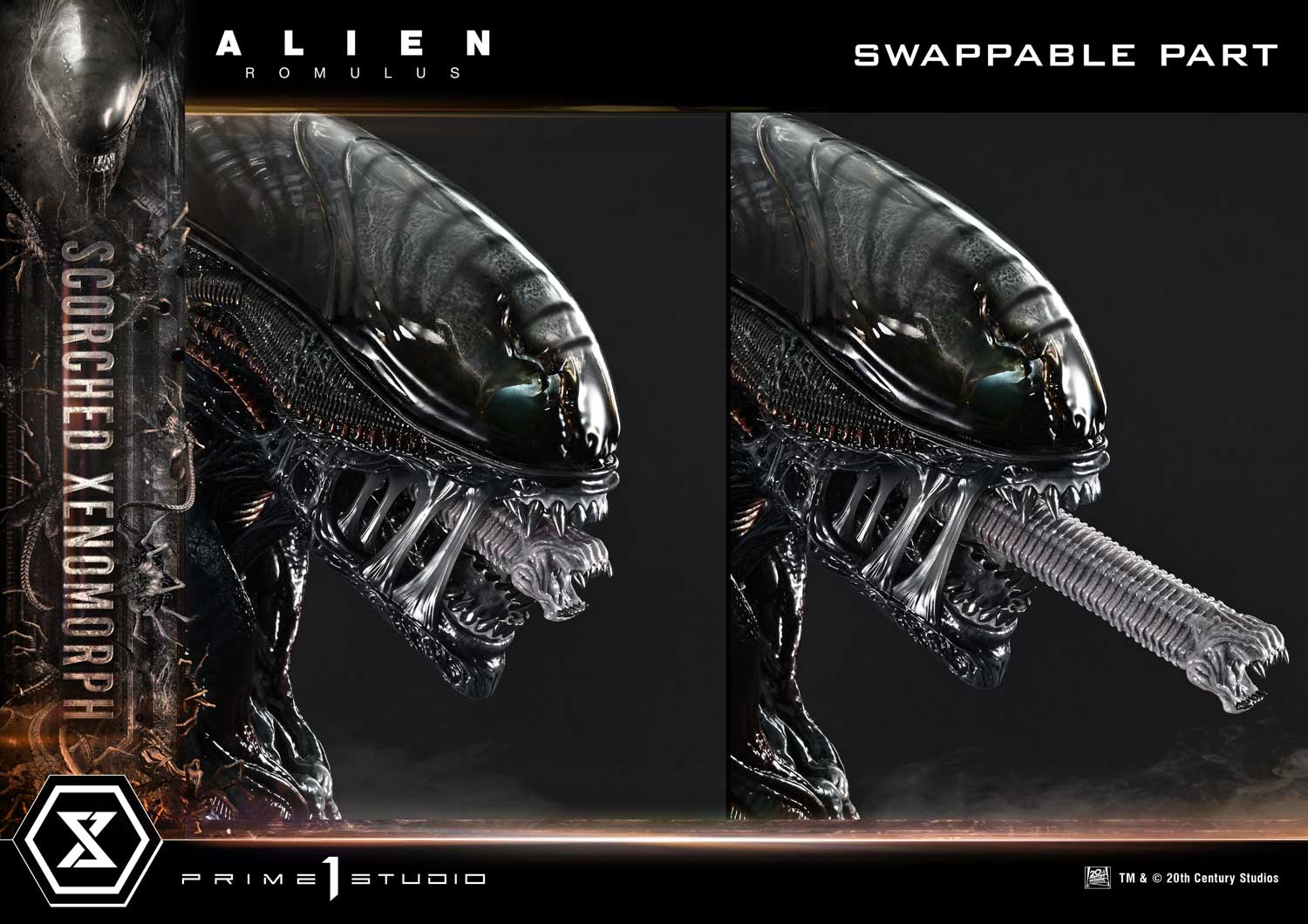 Museum Masterline XL Alien: Romulus Scorched Xenomorph - Image 19