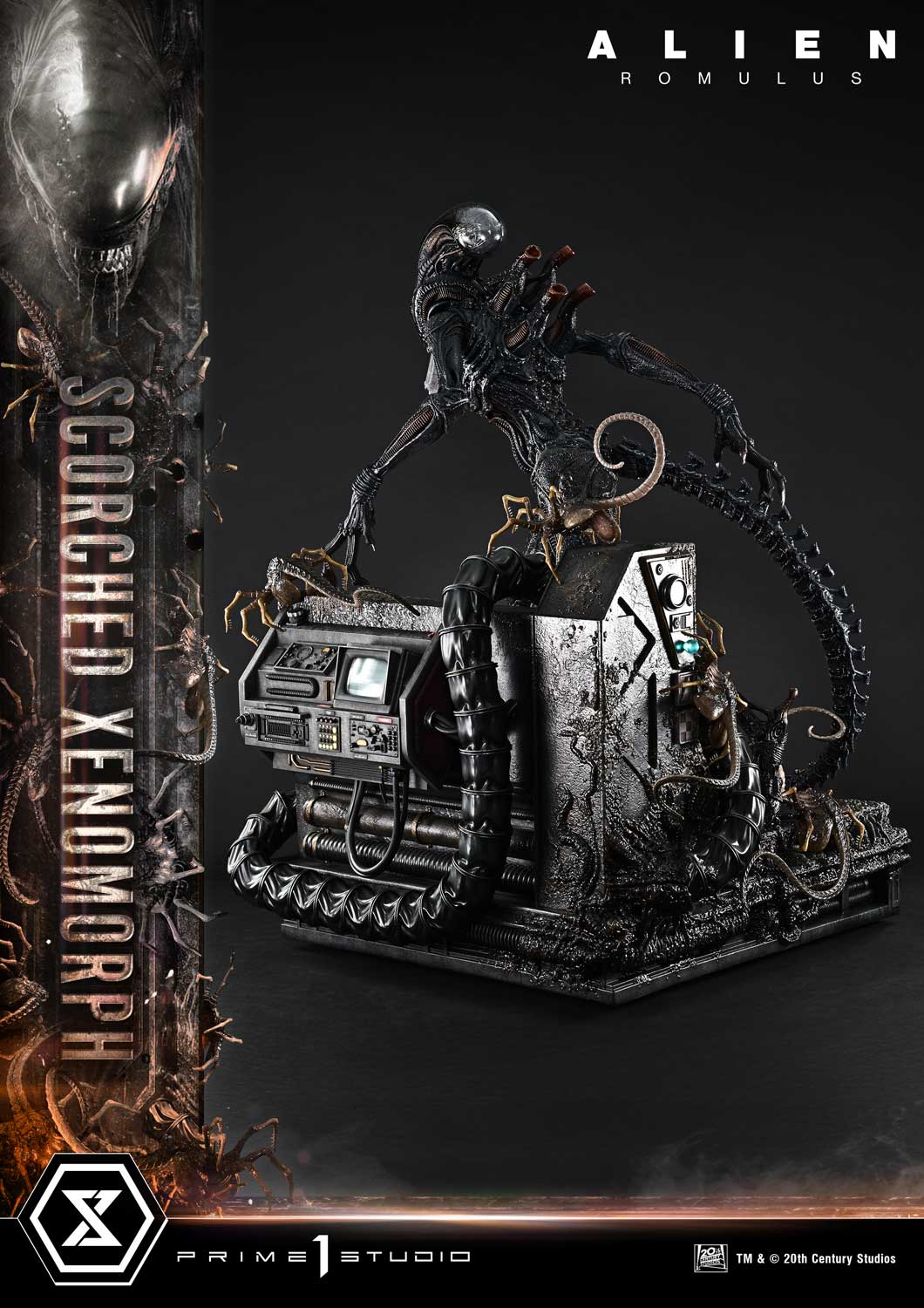 Museum Masterline XL Alien: Romulus Scorched Xenomorph Deluxe Bonus Version - Image 12