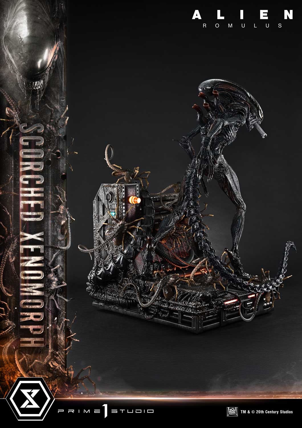 Museum Masterline XL Alien: Romulus Scorched Xenomorph Deluxe Bonus Version - Image 14
