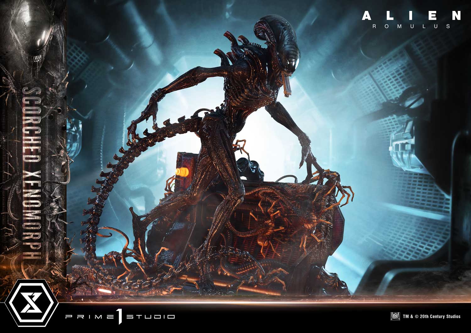 Museum Masterline XL Alien: Romulus Scorched Xenomorph Deluxe Bonus Version - Image 16