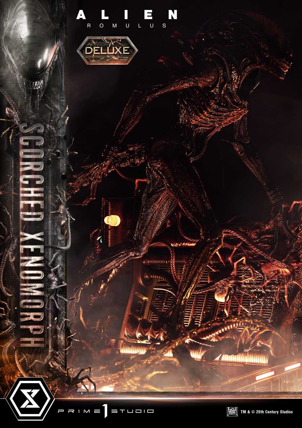Museum Masterline XL Alien: Romulus Scorched Xenomorph Deluxe Bonus Version - Image 17