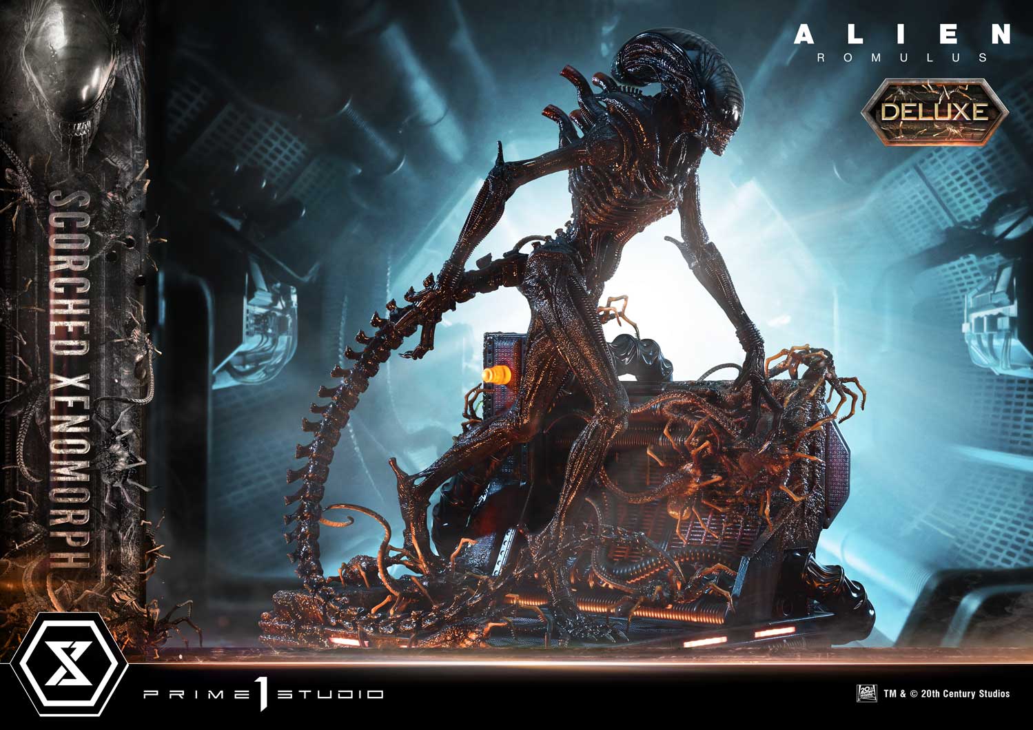Museum Masterline XL Alien: Romulus Scorched Xenomorph Deluxe Bonus Version - Image 21