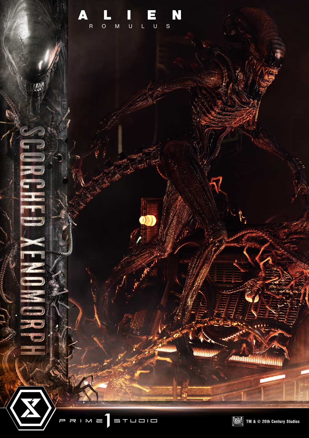 Museum Masterline XL Alien: Romulus Scorched Xenomorph Deluxe Bonus Version - Image 22