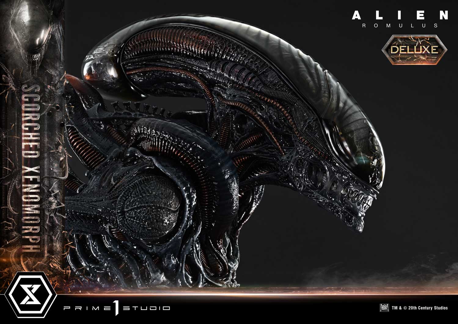 Museum Masterline XL Alien: Romulus Scorched Xenomorph Deluxe Bonus Version - Image 23