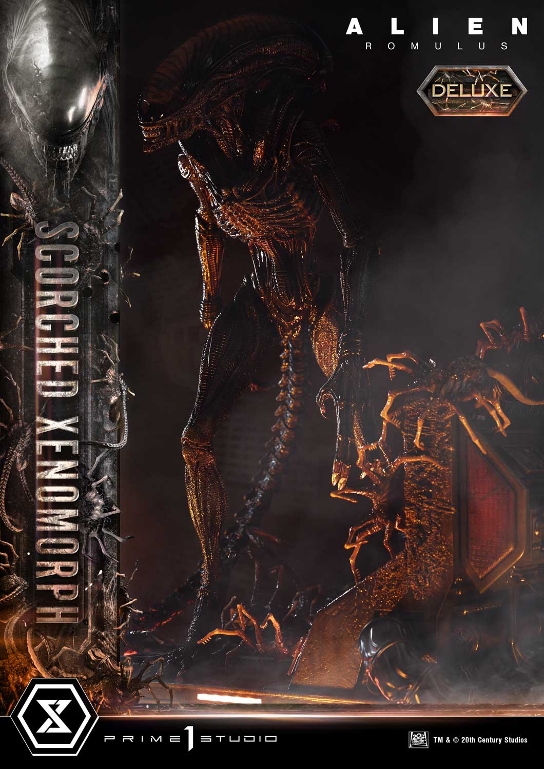 Museum Masterline XL Alien: Romulus Scorched Xenomorph Deluxe Bonus Version - Image 26