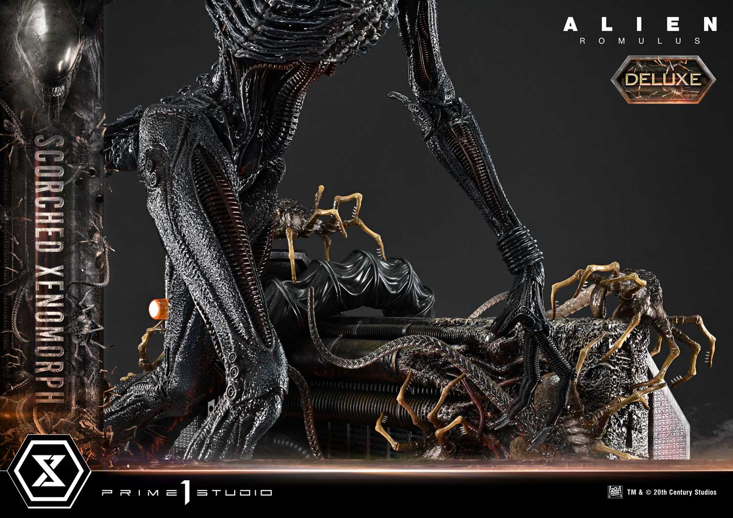 Museum Masterline XL Alien: Romulus Scorched Xenomorph Deluxe Bonus Version - Image 29