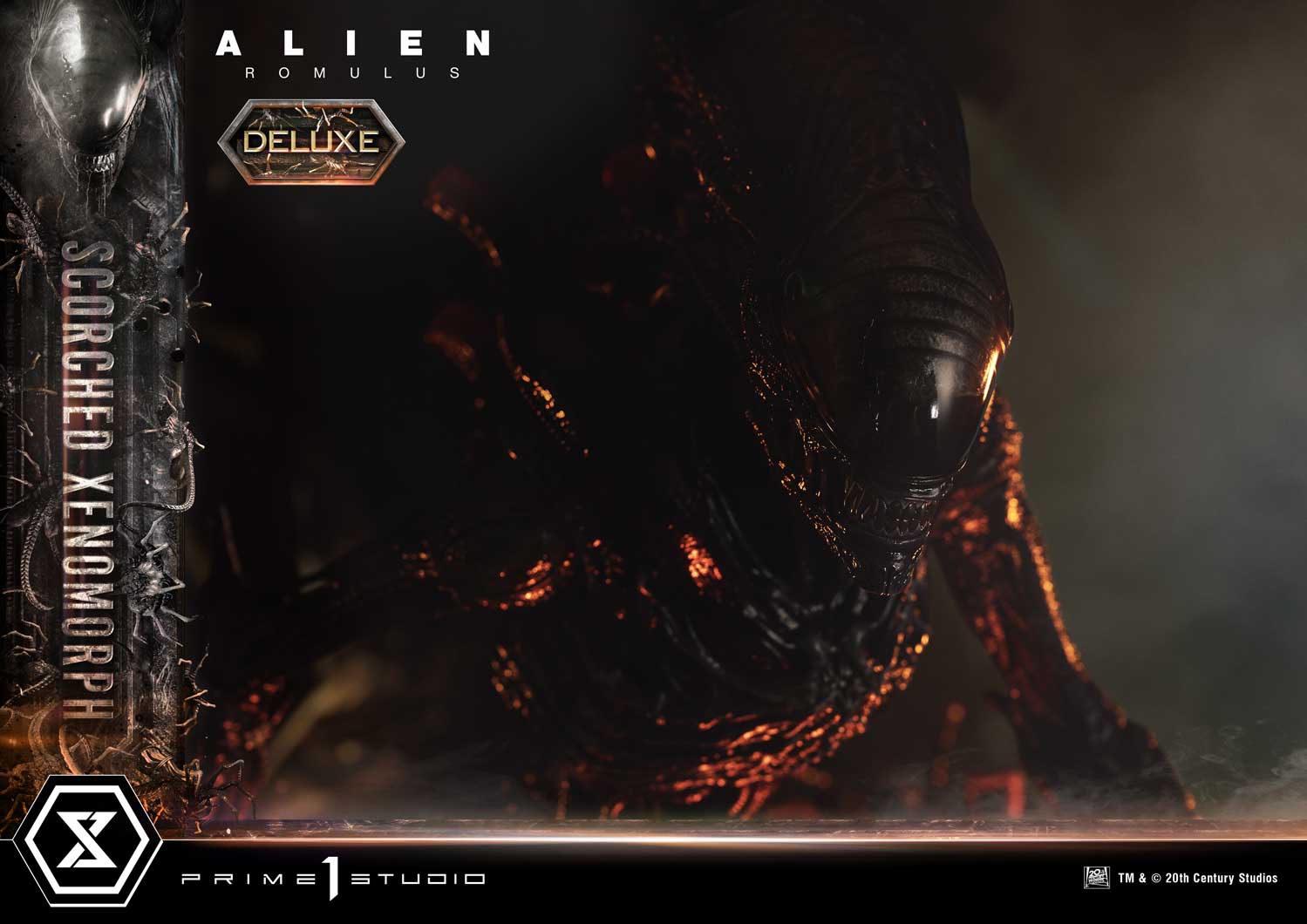 Museum Masterline XL Alien: Romulus Scorched Xenomorph Deluxe Bonus Version - Image 4