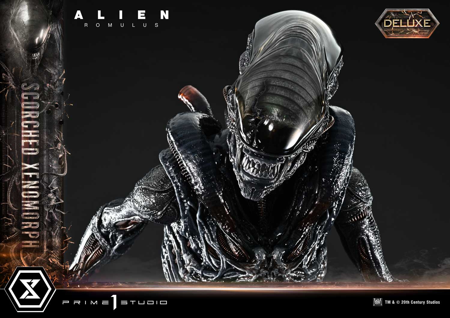 Museum Masterline XL Alien: Romulus Scorched Xenomorph Deluxe Bonus Version - Image 6