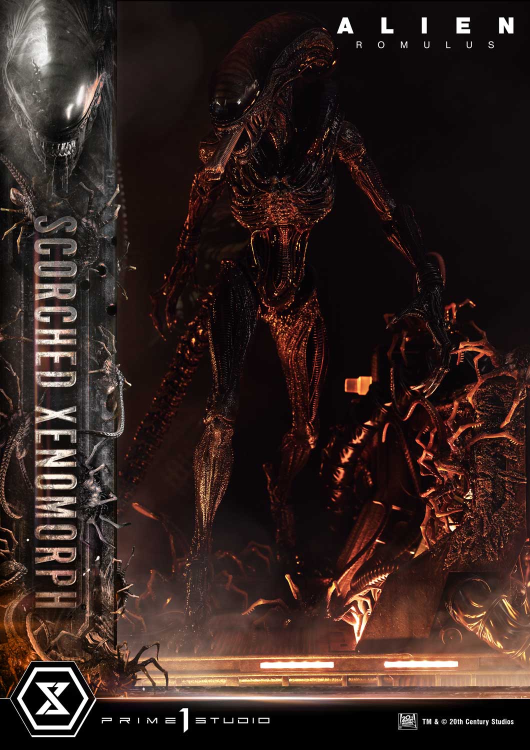 Museum Masterline XL Alien: Romulus Scorched Xenomorph Deluxe Bonus Version - Image 7