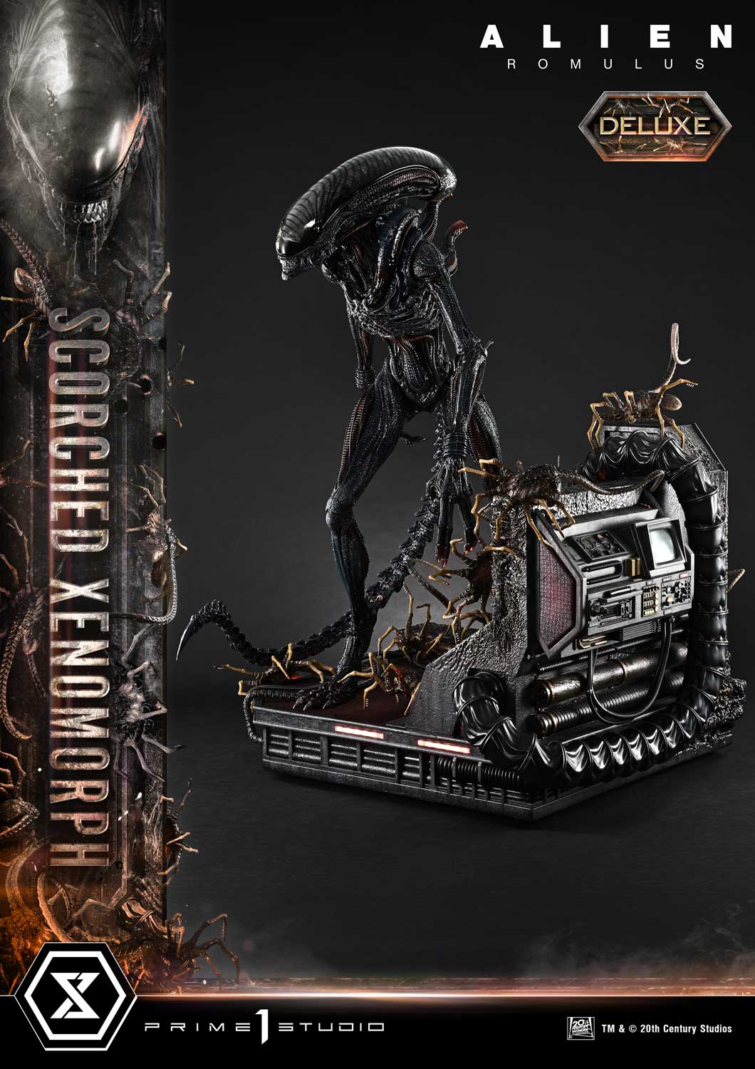 Museum Masterline XL Alien: Romulus Scorched Xenomorph Deluxe Bonus Version - Image 8