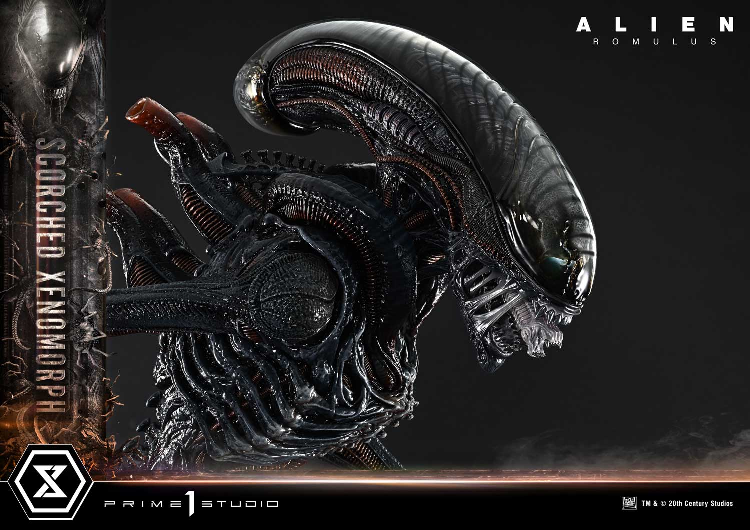 Museum Masterline XL Alien: Romulus Scorched Xenomorph Deluxe Bonus Version - Image 9