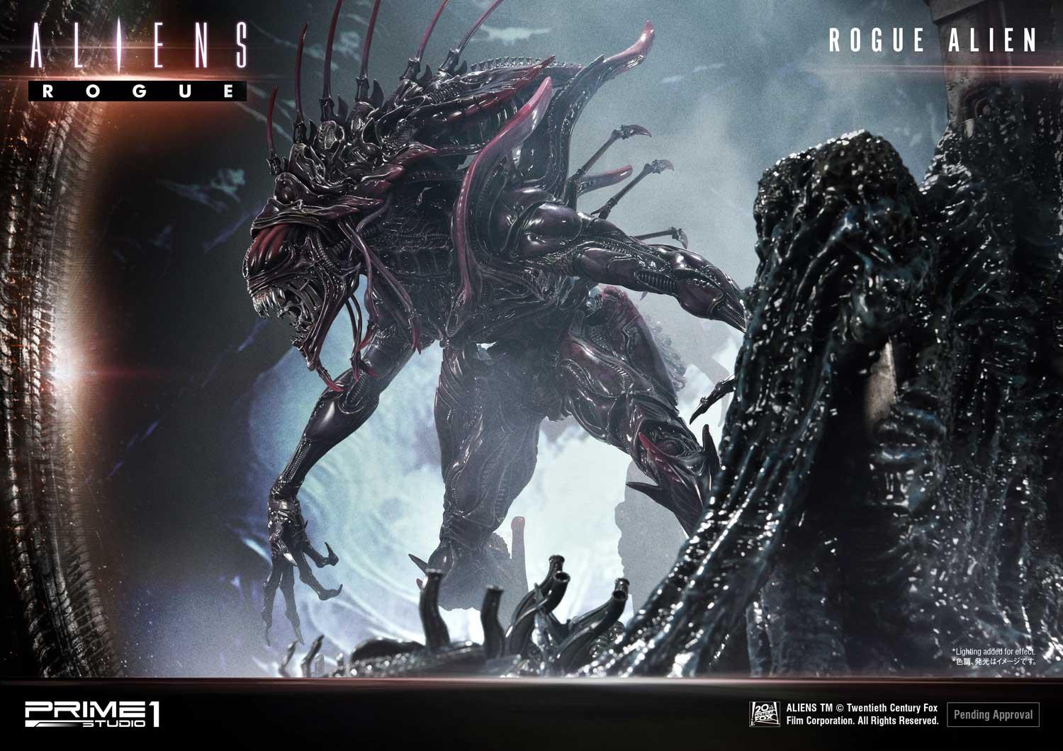Premium Masterline Aliens (Comics) Rogue Alien Battle Diorama - Image 12
