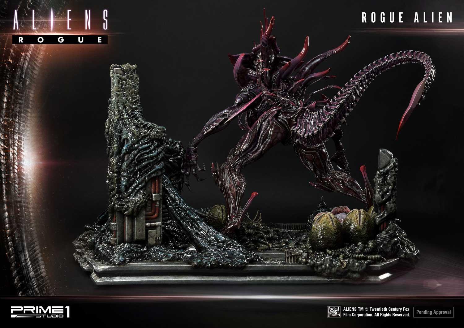 Premium Masterline Aliens (Comics) Rogue Alien Battle Diorama - Image 14