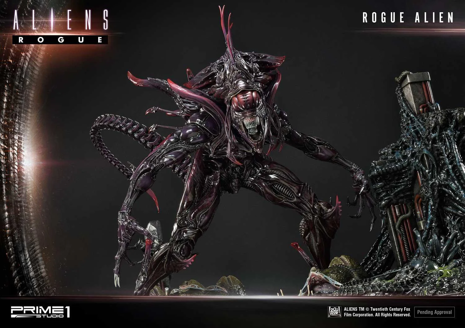Premium Masterline Aliens (Comics) Rogue Alien Battle Diorama - Image 18