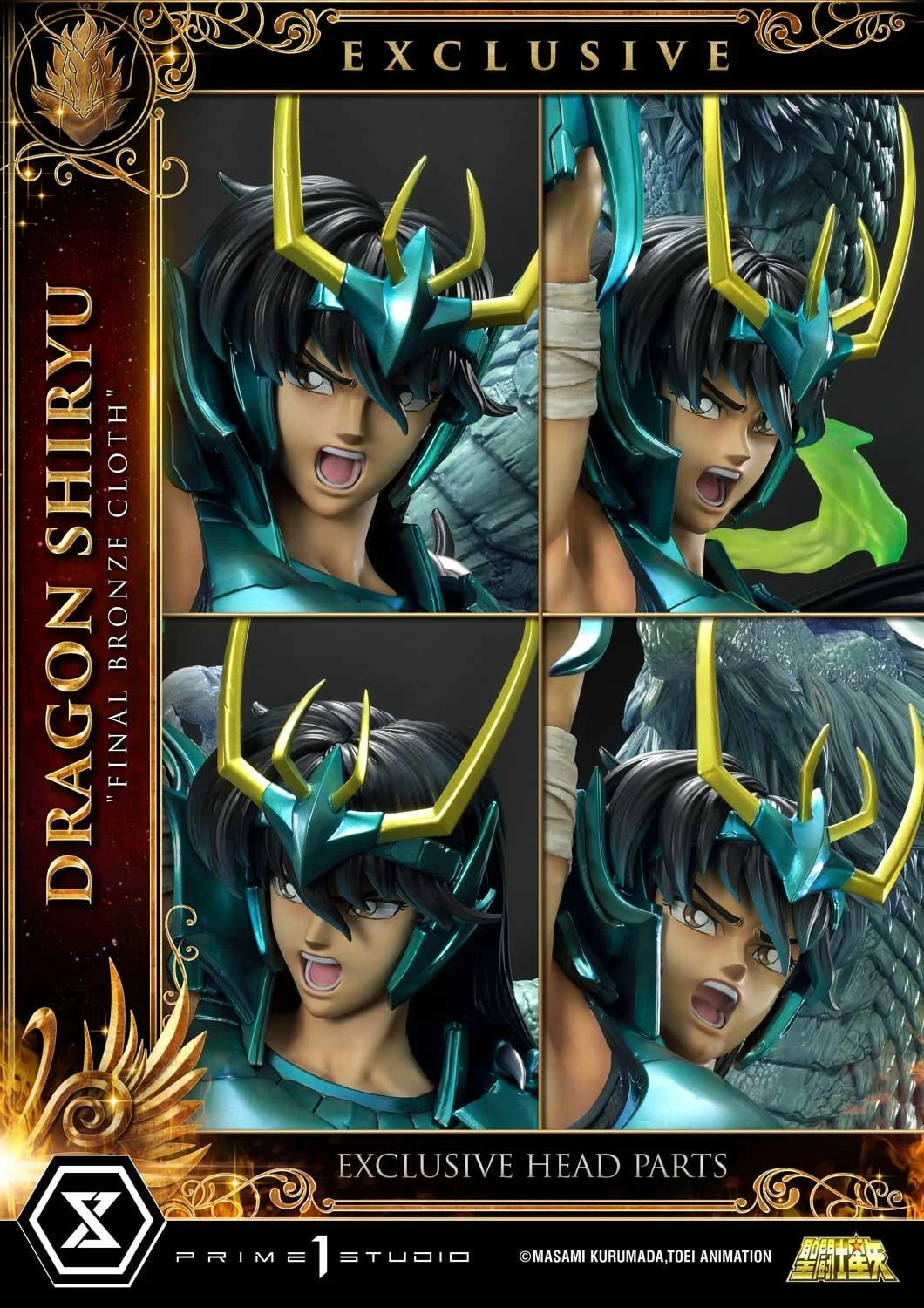 Premium Masterline Saint Seiya Dragon Shiryu Final Bronze Cloth EX Version - Image 21