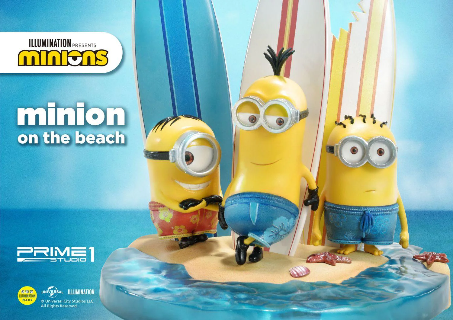 Prime Collectible Figures Minions On The Beach - Image 14