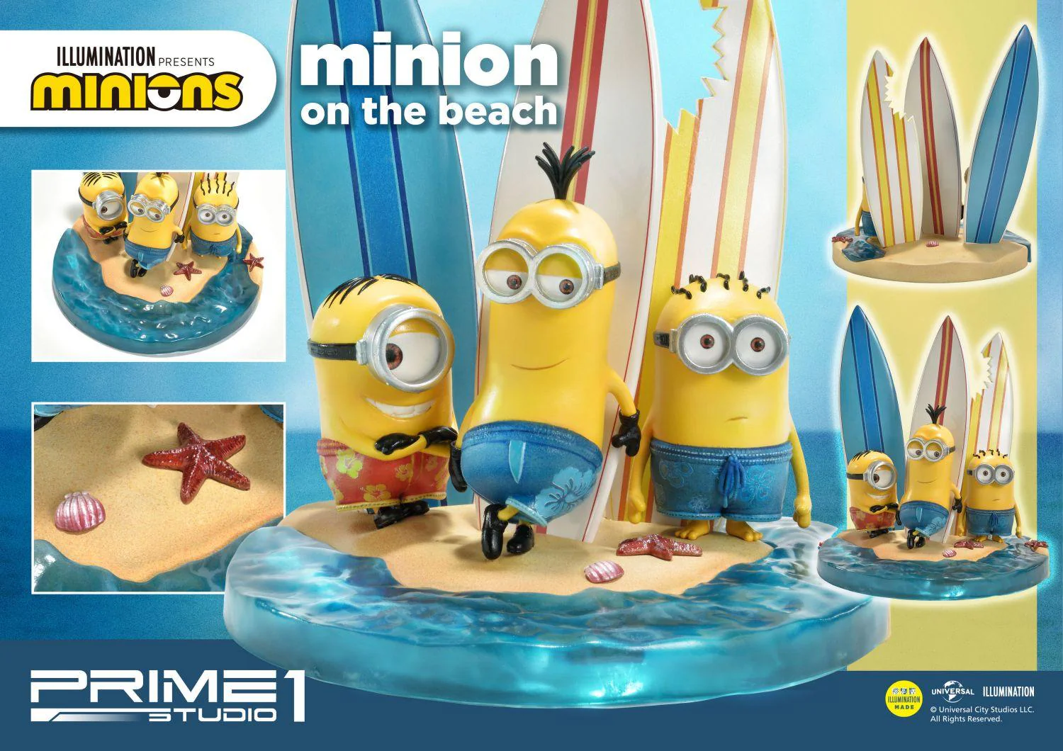 Prime Collectible Figures Minions On The Beach - Image 9