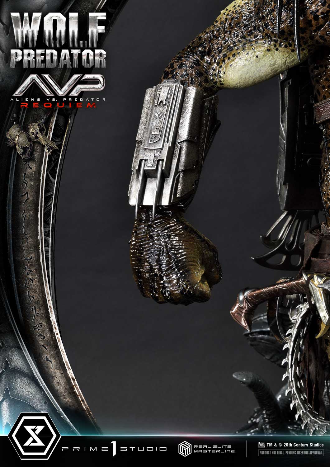 Real Elite Masterline Aliens vs. Predator: Requiem Wolf Predator - Image 14