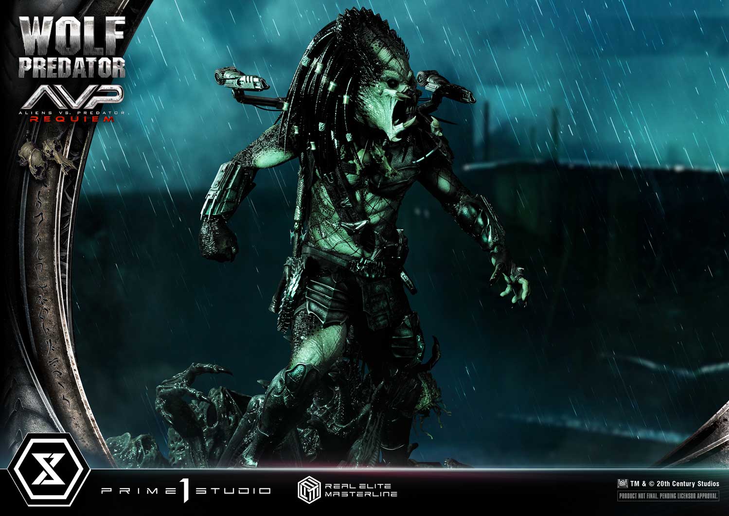 Real Elite Masterline Aliens vs. Predator: Requiem Wolf Predator Deluxe Version - Image 10