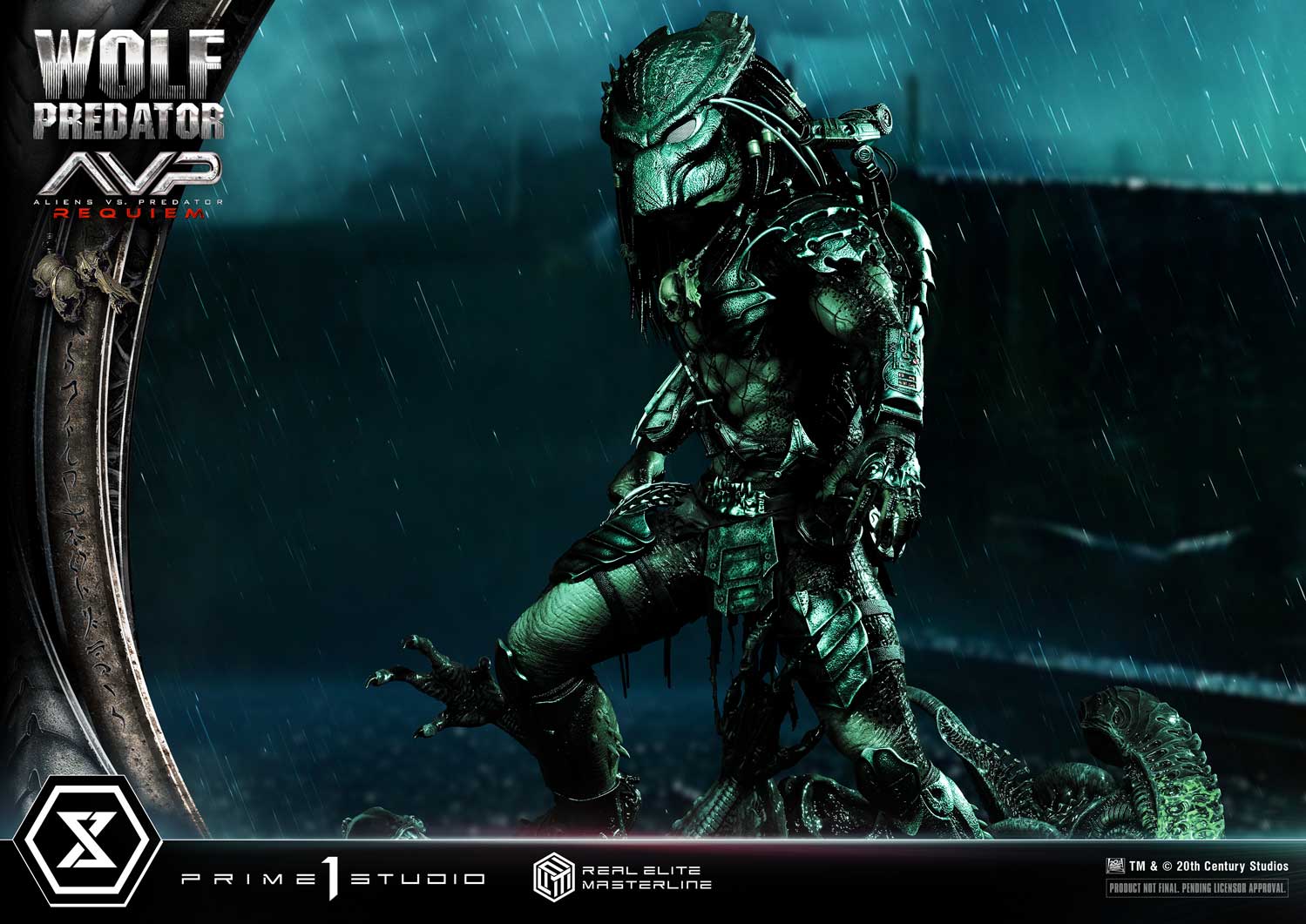 Real Elite Masterline Aliens vs. Predator: Requiem Wolf Predator Deluxe Version - Image 12