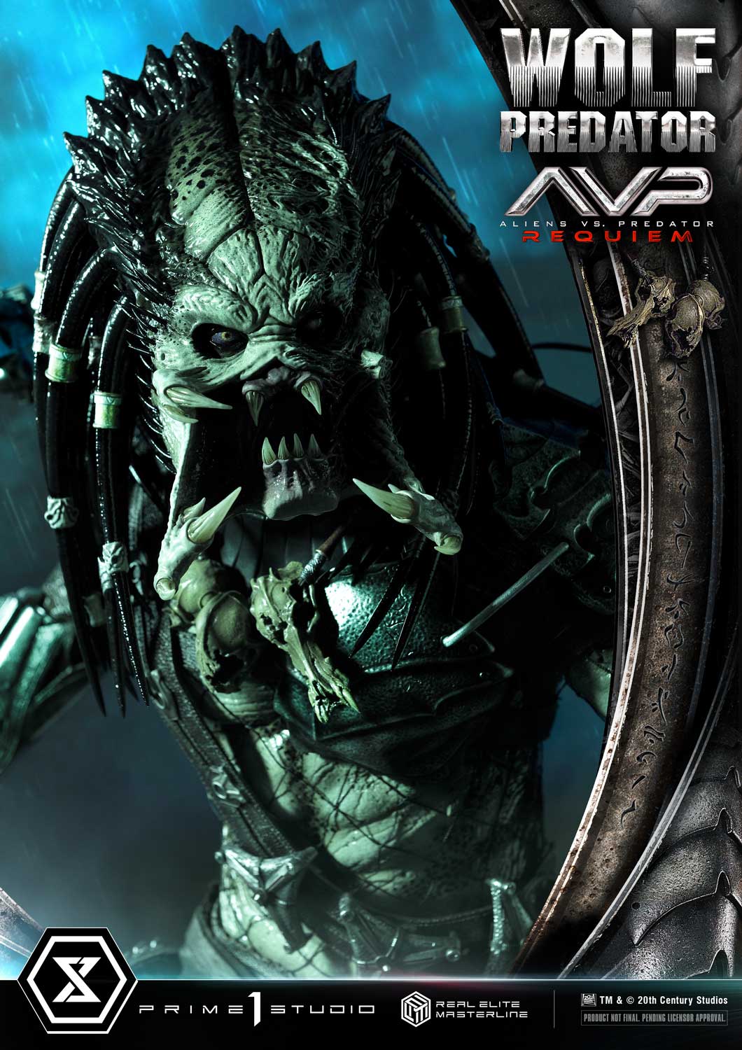 Real Elite Masterline Aliens vs. Predator: Requiem Wolf Predator Deluxe Version - Image 13