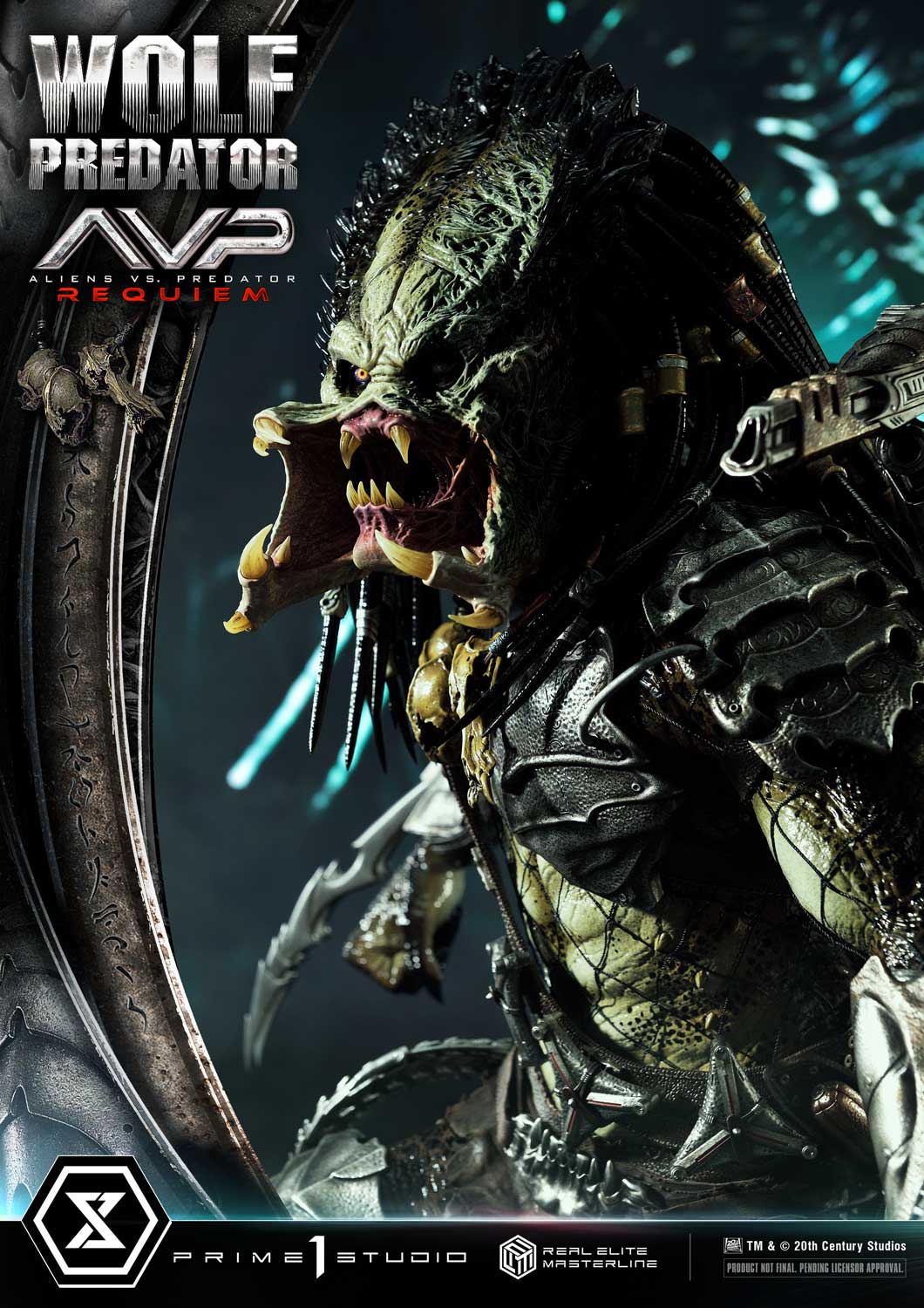 Real Elite Masterline Aliens vs. Predator: Requiem Wolf Predator Deluxe Version - Image 16