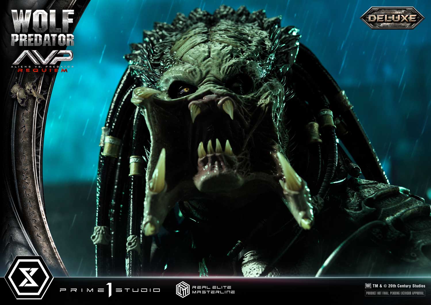 Real Elite Masterline Aliens vs. Predator: Requiem Wolf Predator Deluxe Version - Image 2