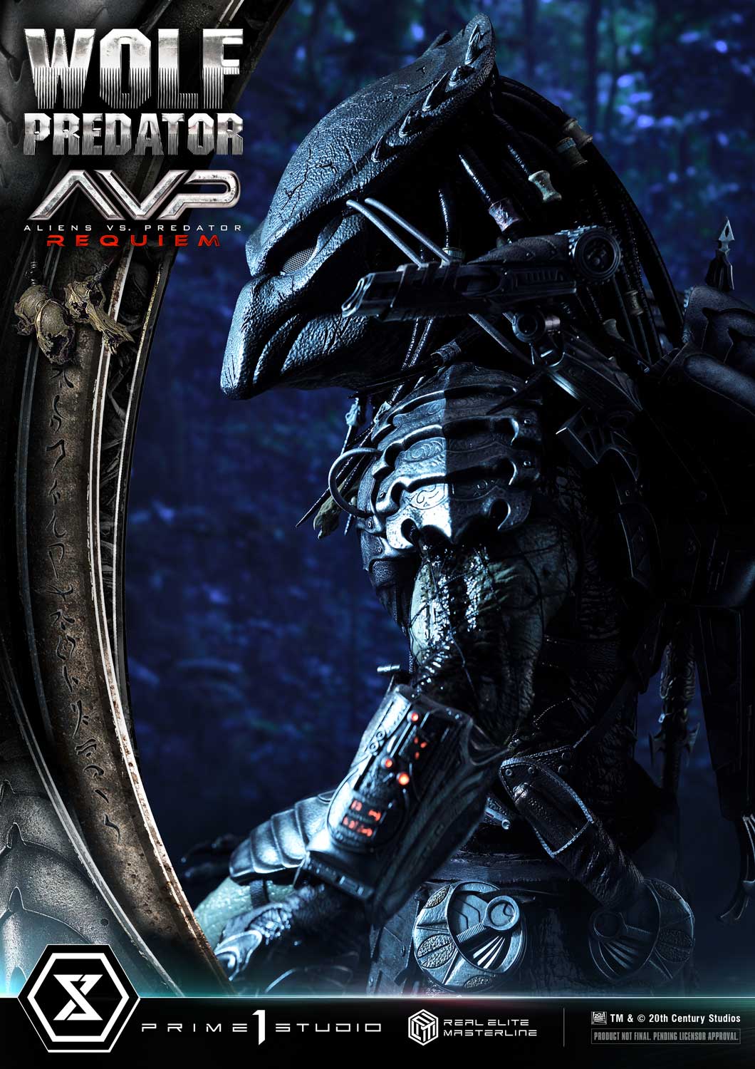 Real Elite Masterline Aliens vs. Predator: Requiem Wolf Predator Deluxe Version - Image 20