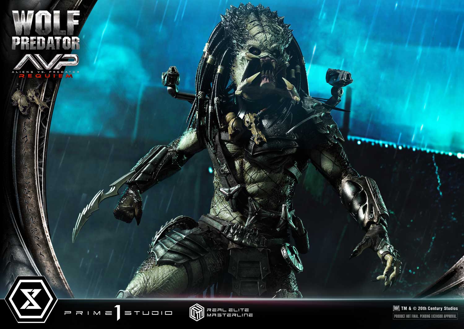Real Elite Masterline Aliens vs. Predator: Requiem Wolf Predator Deluxe Version - Image 22