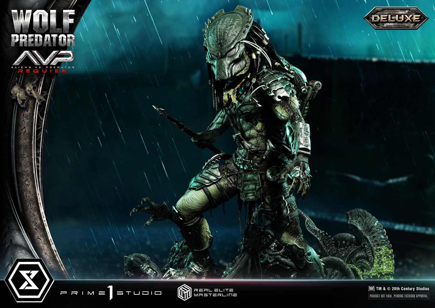 Real Elite Masterline Aliens vs. Predator: Requiem Wolf Predator Deluxe Version - Image 24