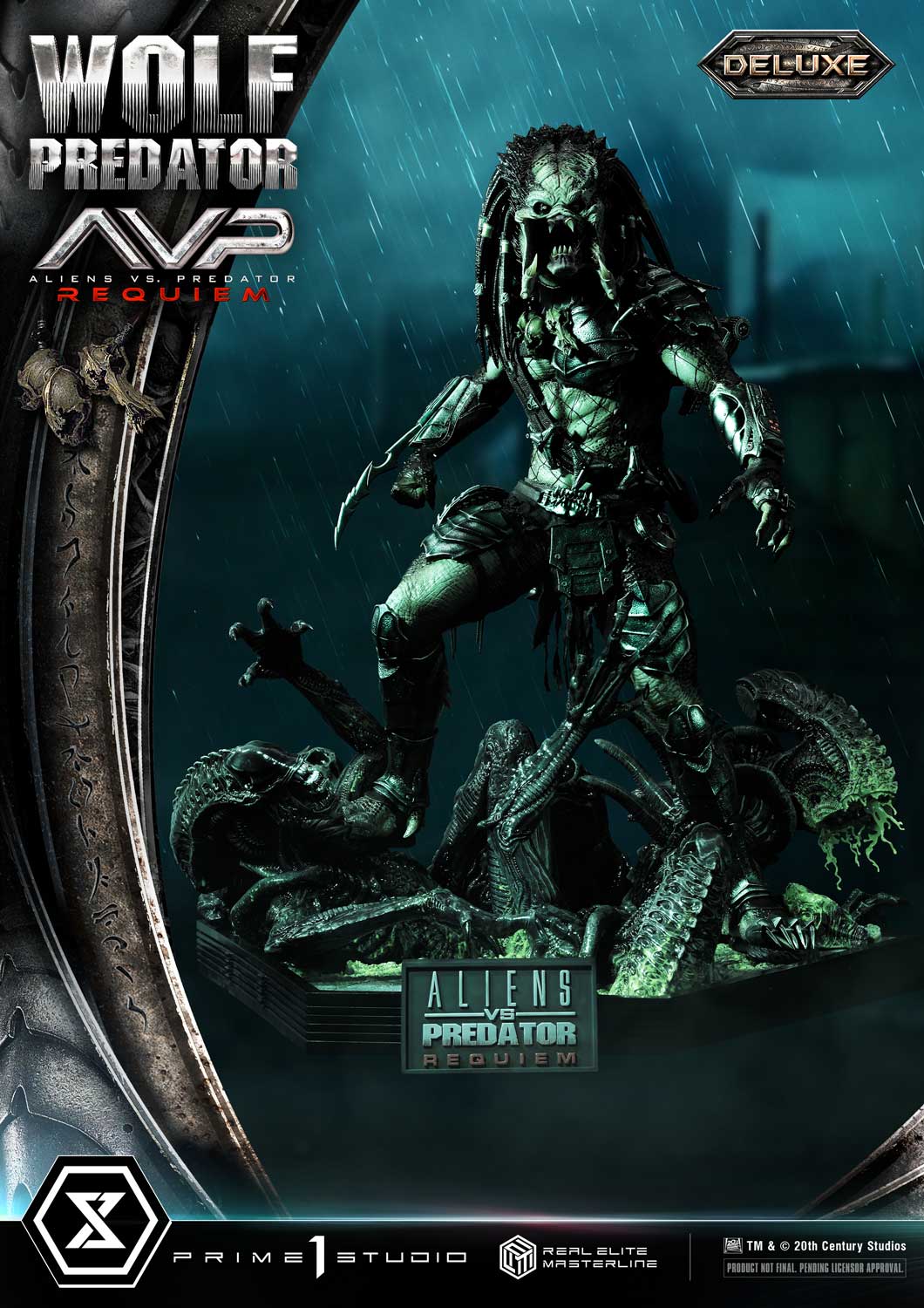 Real Elite Masterline Aliens vs. Predator: Requiem Wolf Predator Deluxe Version - Image 28