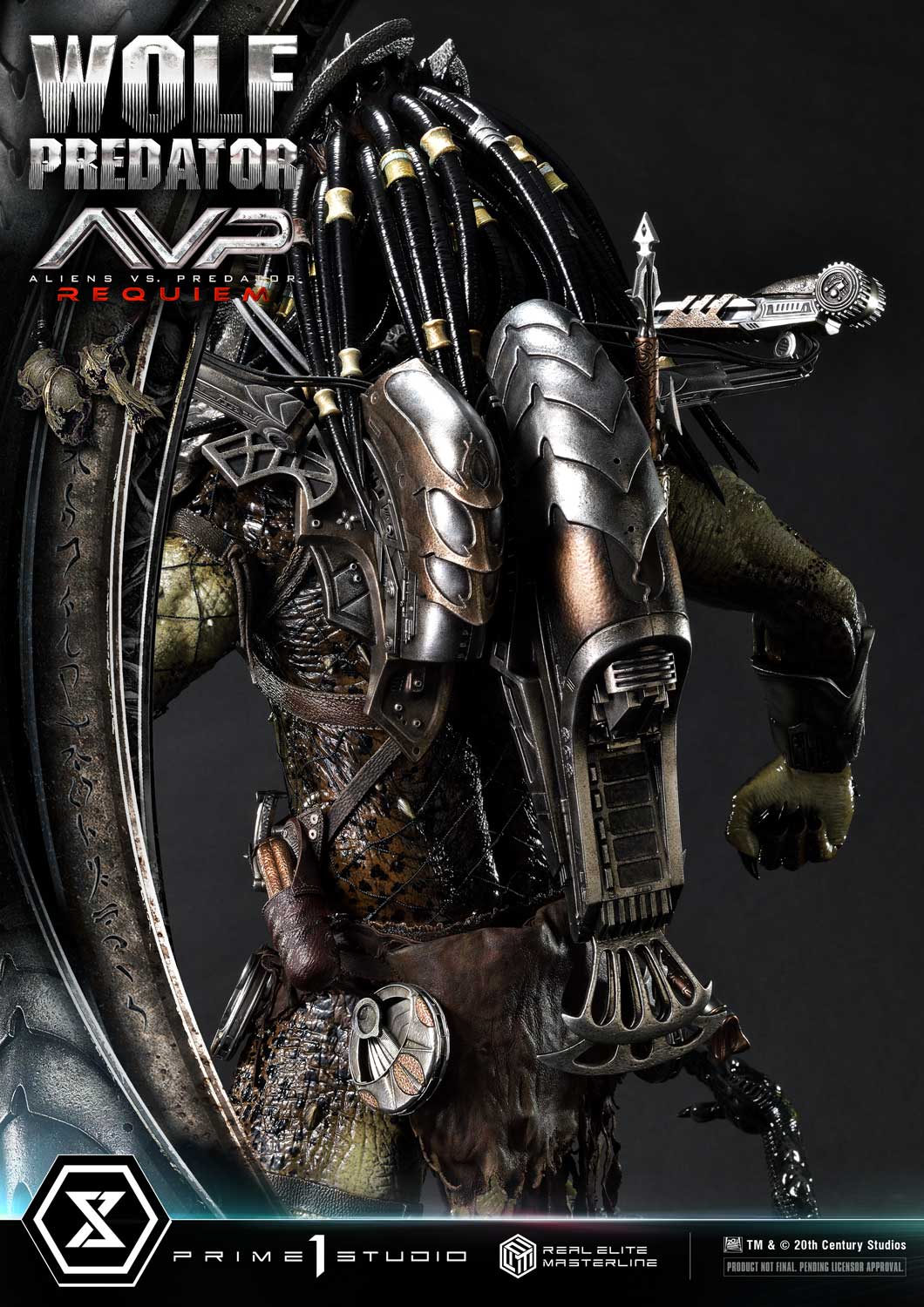 Real Elite Masterline Aliens vs. Predator: Requiem Wolf Predator Deluxe Version - Image 30