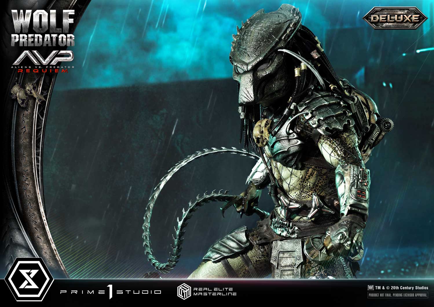 Real Elite Masterline Aliens vs. Predator: Requiem Wolf Predator Deluxe Version - Image 5