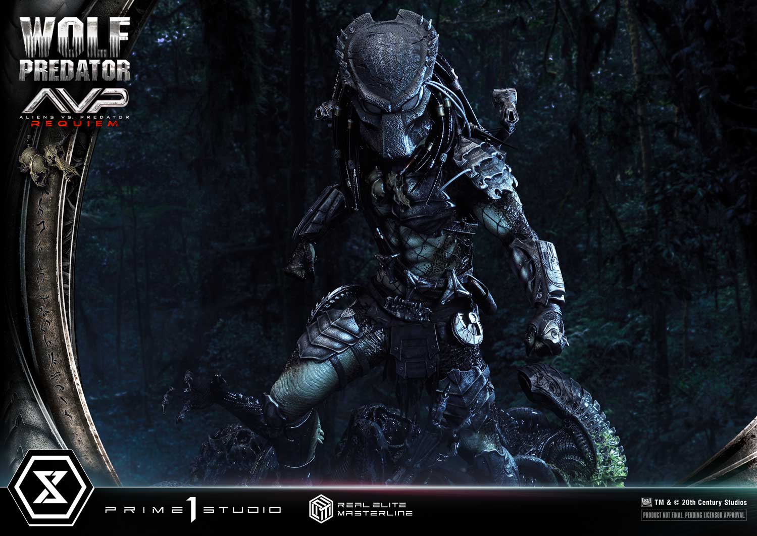 Real Elite Masterline Aliens vs. Predator: Requiem Wolf Predator Deluxe Version - Image 8