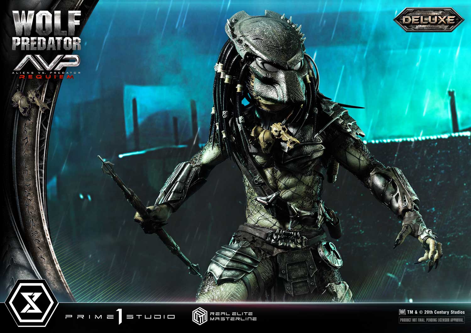 Real Elite Masterline Aliens vs. Predator: Requiem Wolf Predator DX Bonus Version - Image 11