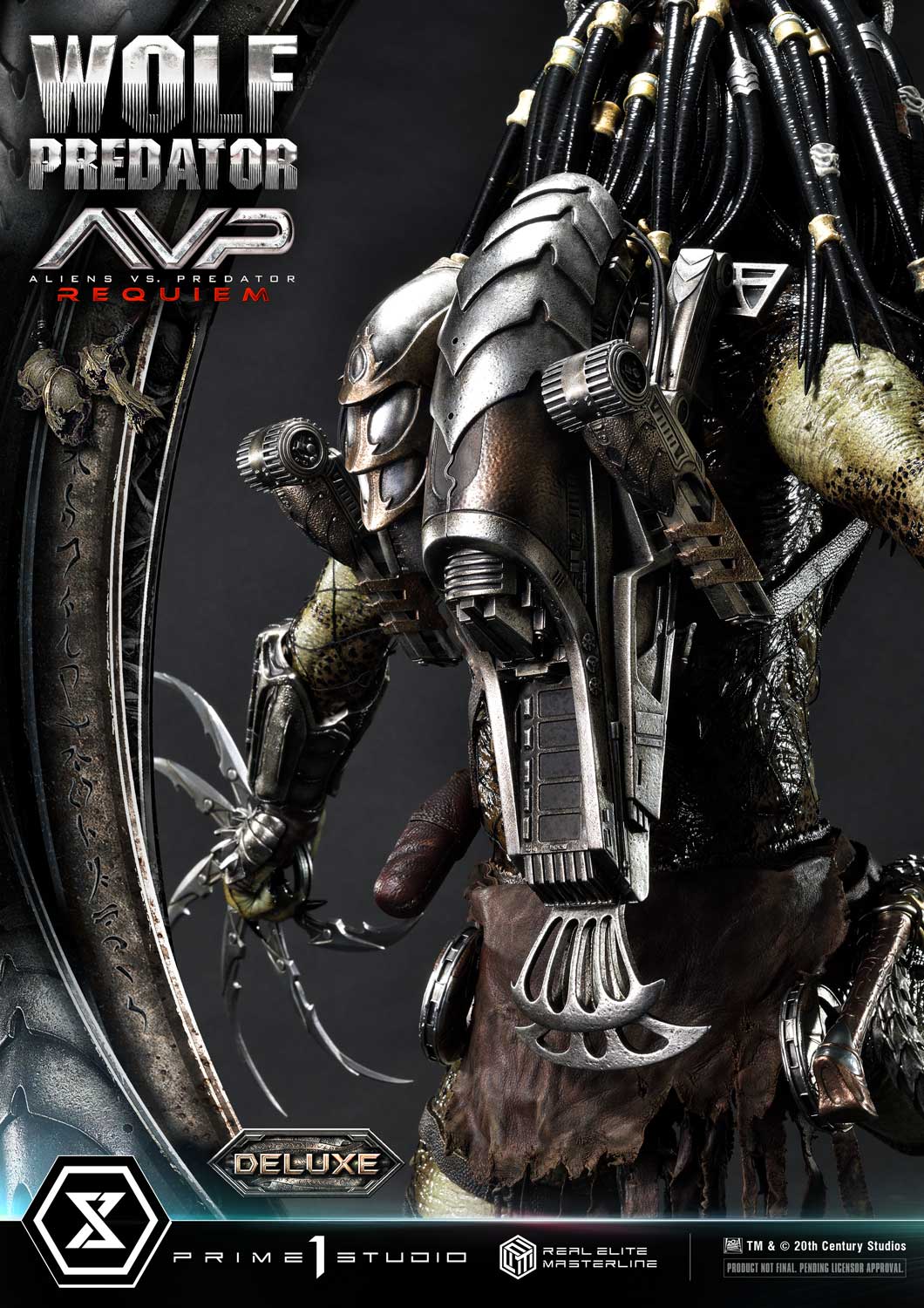 Real Elite Masterline Aliens vs. Predator: Requiem Wolf Predator DX Bonus Version - Image 25