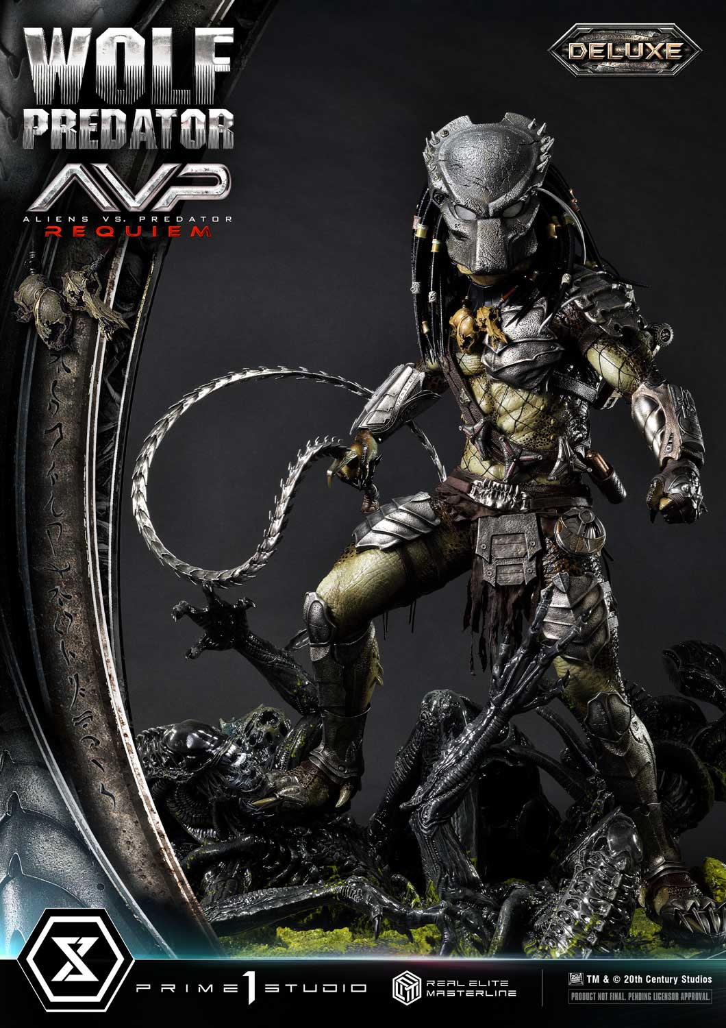 Real Elite Masterline Aliens vs. Predator: Requiem Wolf Predator DX Bonus Version - Image 26