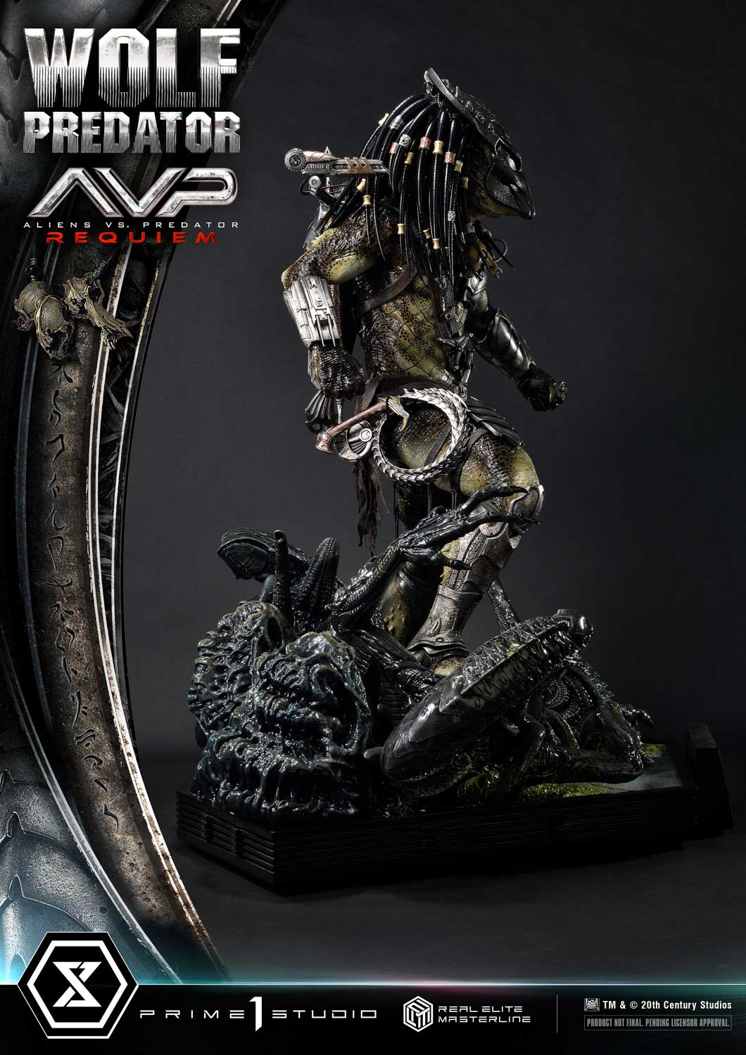Real Elite Masterline Aliens vs. Predator: Requiem Wolf Predator DX Bonus Version - Image 6