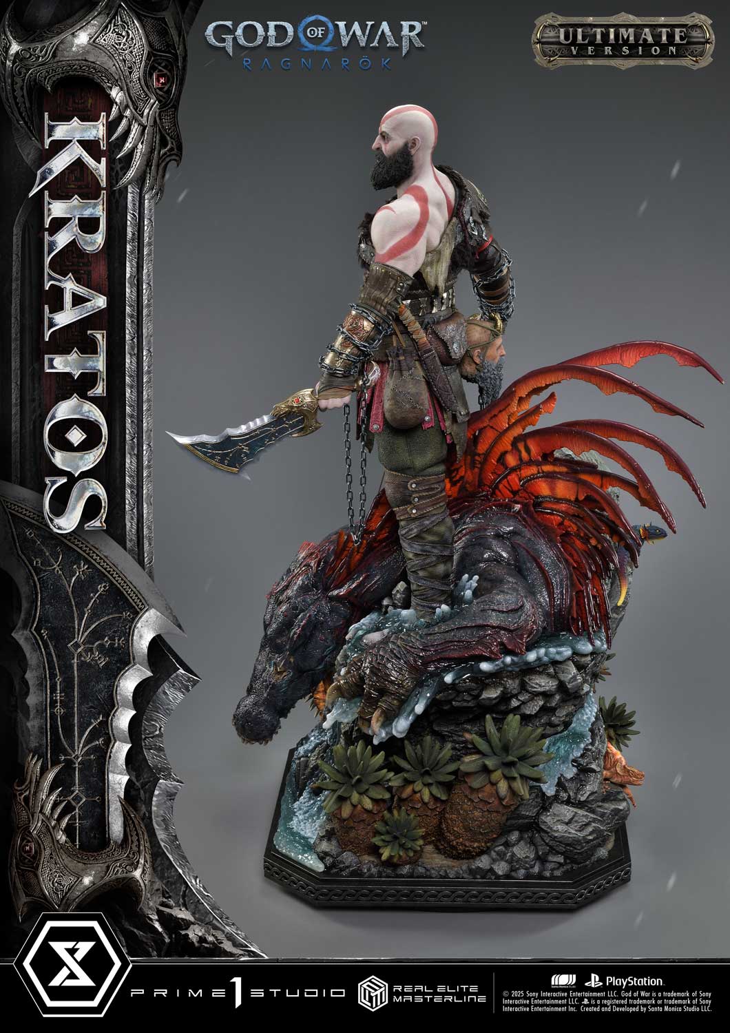 Real Elite Masterline God of War: Ragnarok Kratos Ultimate Bonus Version - Image 25