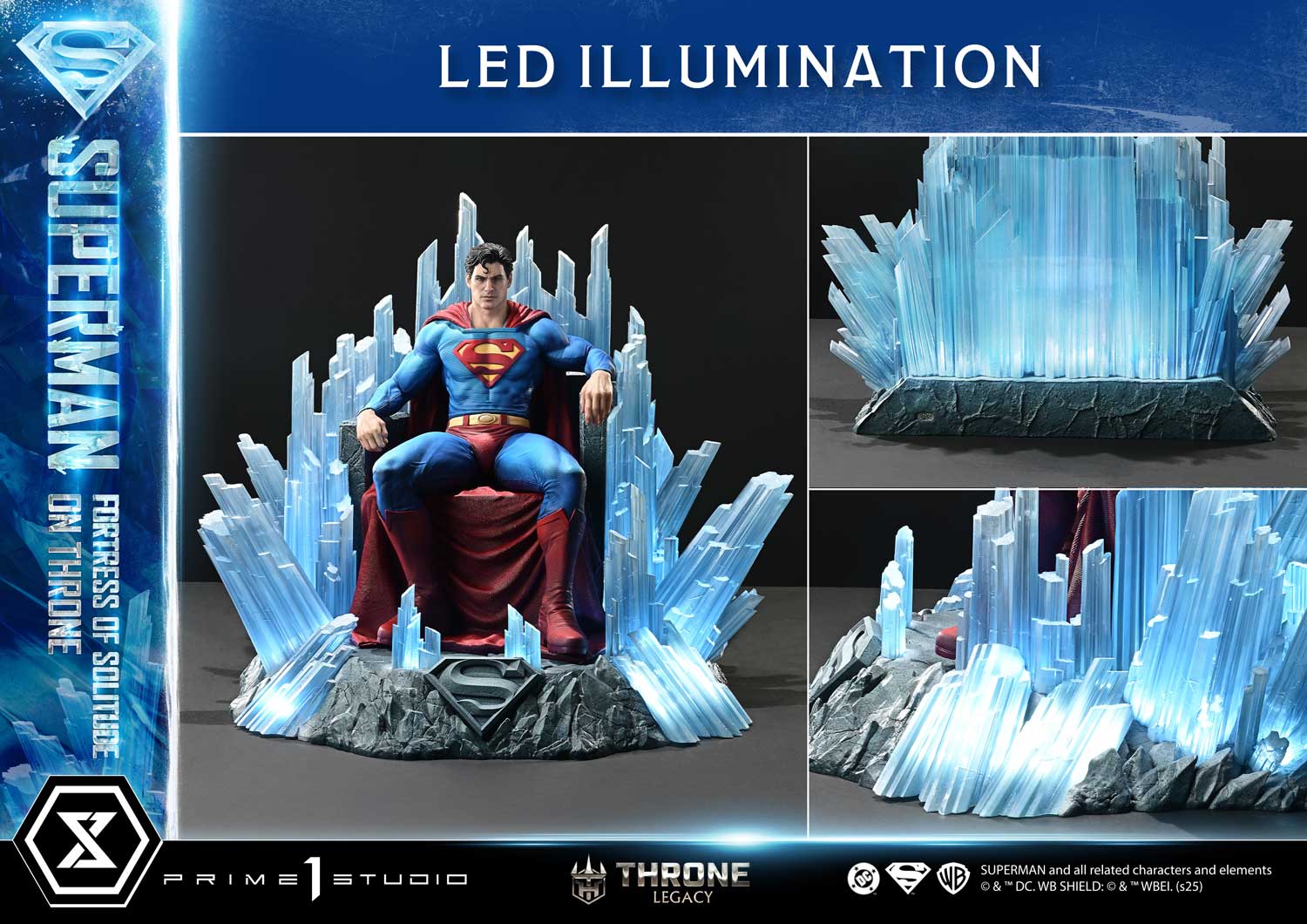 Throne Legacy Superman (Comics) Superman Fortress of Solitude on Throne (Design by Gabriele Dell'Otto) - Image 3