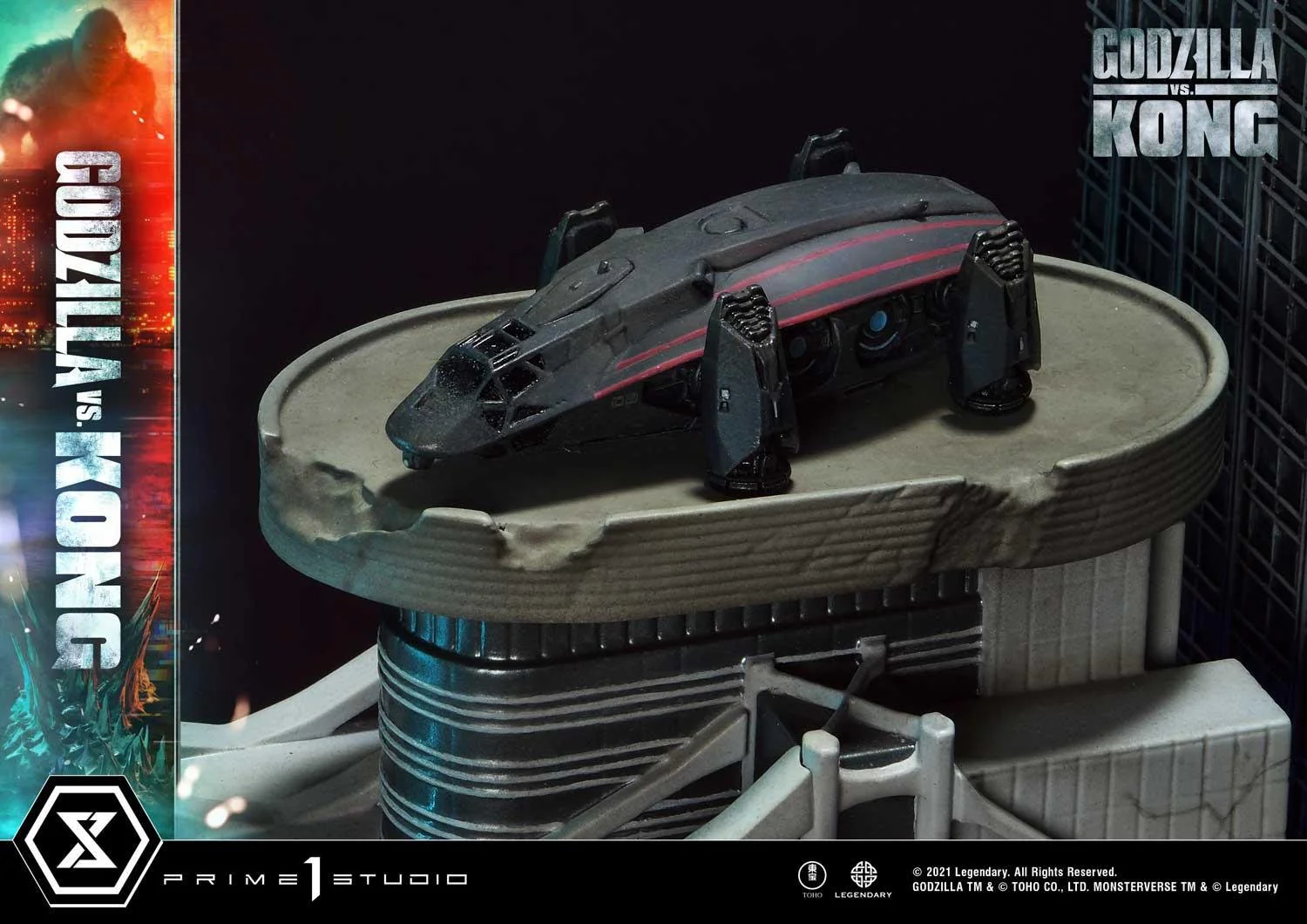 Ultimate Diorama Masterline Godzilla vs Kong (Film) Godzilla VS Kong Final Battle - Image 10