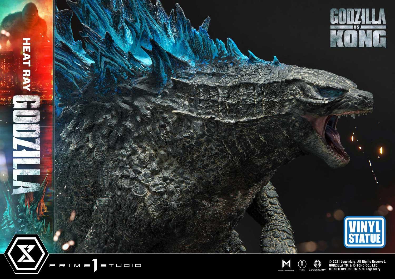 Ultimate Diorama Masterline Godzilla vs Kong (Film) Heat Ray Godzilla Vinyl Statue - Image 13
