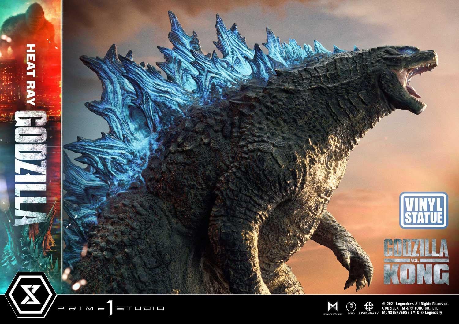 Ultimate Diorama Masterline Godzilla vs Kong (Film) Heat Ray Godzilla Vinyl Statue - Image 15