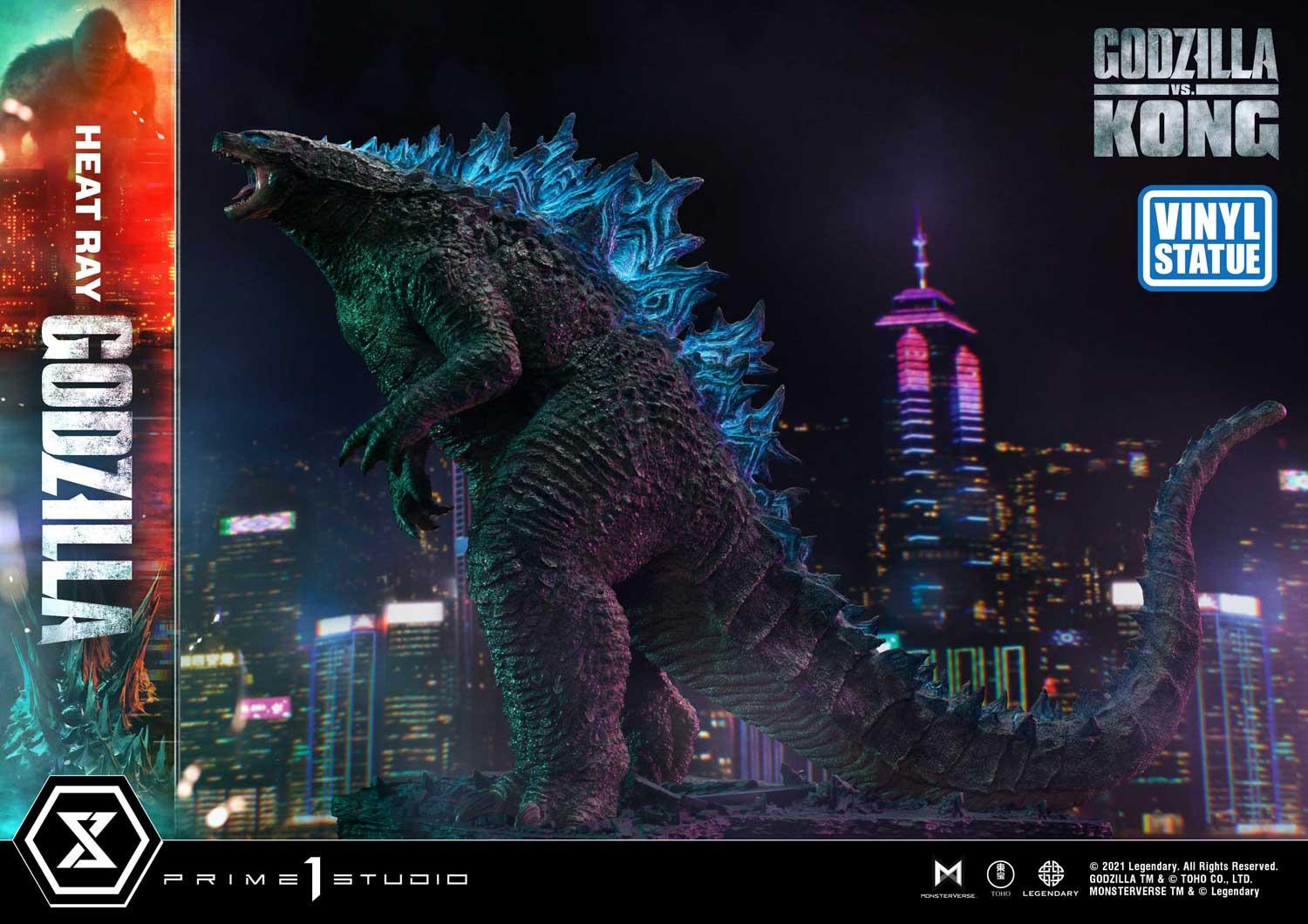 Ultimate Diorama Masterline Godzilla vs Kong (Film) Heat Ray Godzilla Vinyl Statue - Image 22