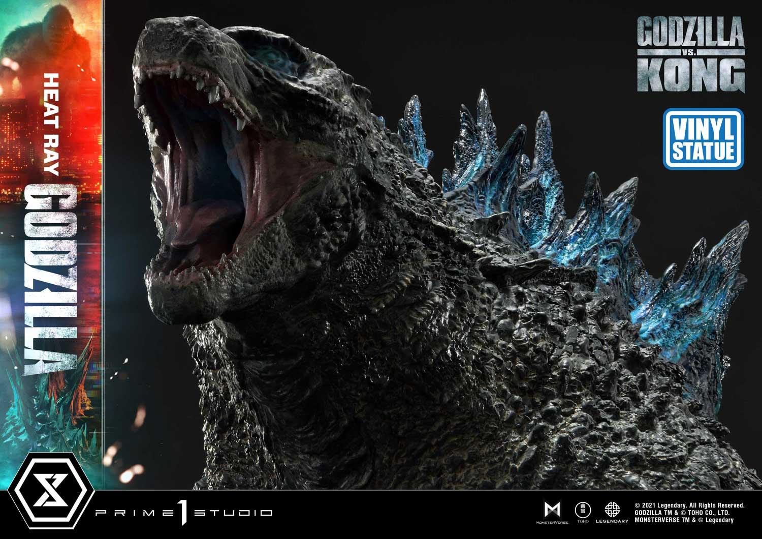 Ultimate Diorama Masterline Godzilla vs Kong (Film) Heat Ray Godzilla Vinyl Statue - Image 23