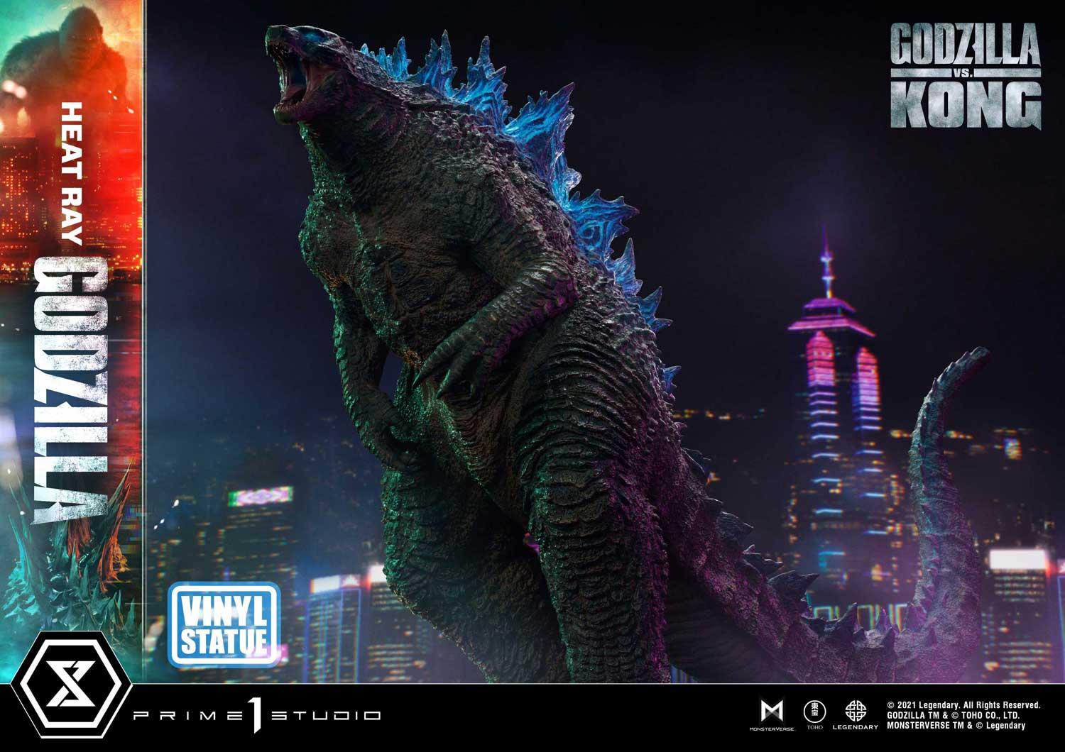 Ultimate Diorama Masterline Godzilla vs Kong (Film) Heat Ray Godzilla Vinyl Statue - Image 26